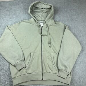 American Eagle Amazingly Soft Small Full Zipper Outdoor Causal Hoodie Men Gray